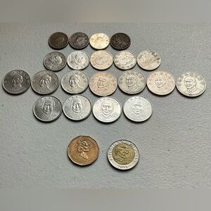 Lot of Taiwan Yuan Coins + 2 Bonus Coins